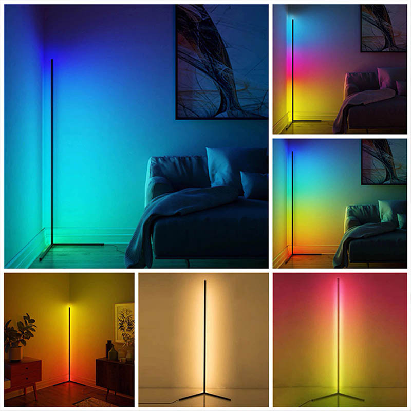 Підлогова кутова LED лампа RGB Magic 1 Bluetooth USB with app Black - Зображення 2