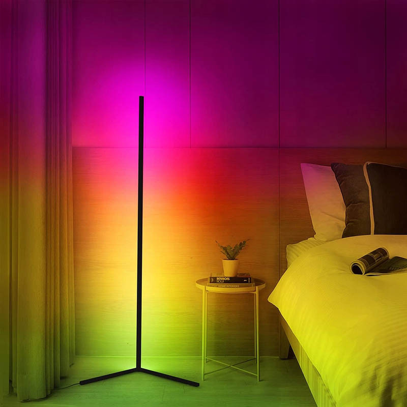 Підлогова кутова LED лампа RGB Magic 1 Bluetooth USB with app Black - Зображення 7