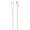 Дата кабель Hoco X104 Source 60W Type-C to Type-C (1m) White