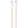 Дата кабель Hoco X104 Source 60W Type-C to Type-C (1m) Pink