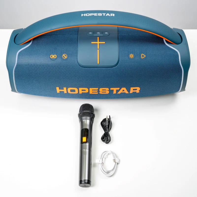Bluetooth колонка Hopestar A65 300W Blue - Зображення 5