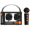 Bluetooth колонка QD03 Transparent з мікрофоном 20W Black