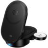 БЗП Hoco CQ23 Pole 2in1 QI2.2 25W Black