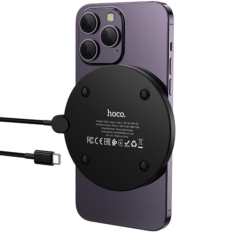 БЗП Hoco CW62 Peak 15W Black - Зображення 5