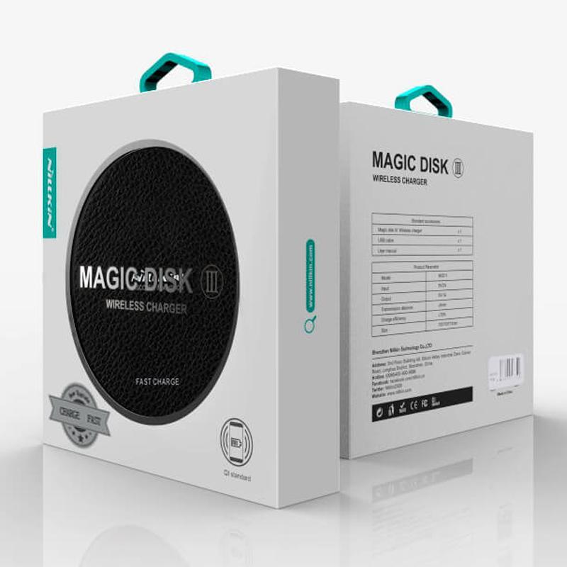 БЗП Nillkin Magic Disk 3 Fast Wireles Charger 10W (MC014) Black - Зображення 6