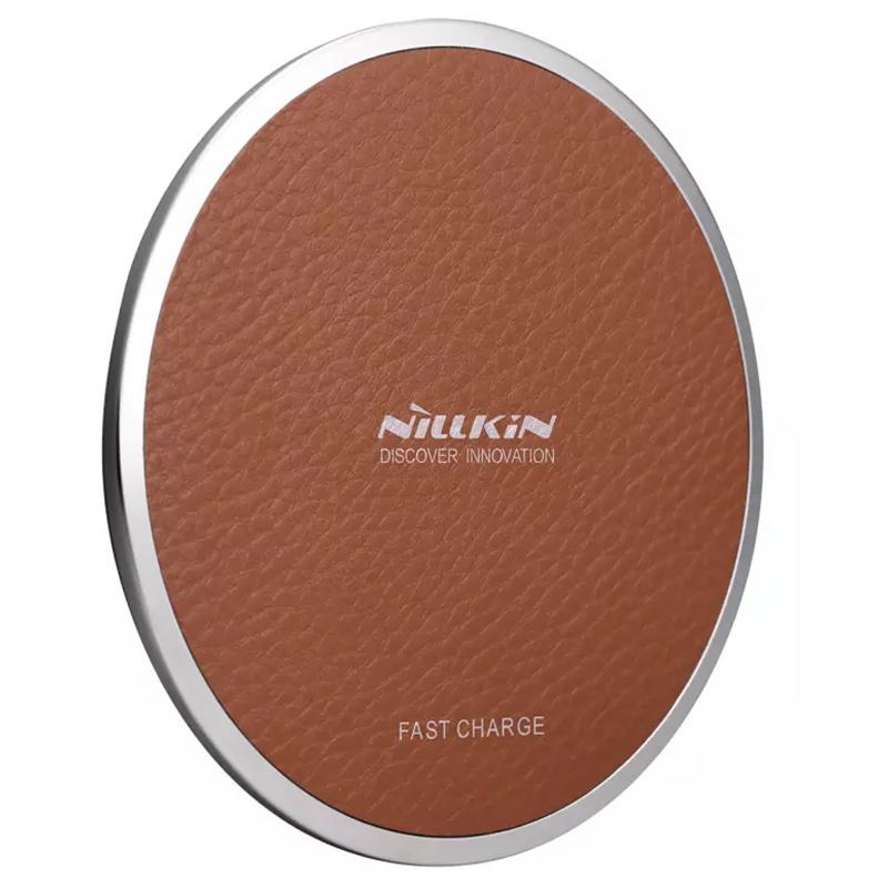 БЗП Nillkin Magic Disk 3 Fast Wireles Charger 10W (MC014) Brown - Зображення 2