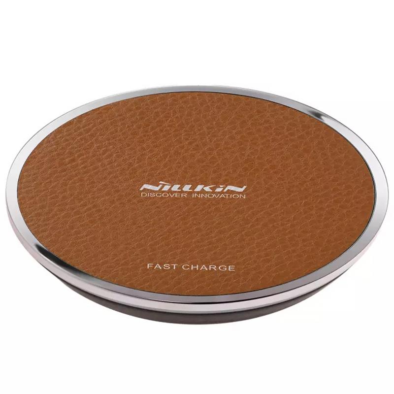 БЗП Nillkin Magic Disk 3 Fast Wireles Charger 10W (MC014) Brown - Зображення 3