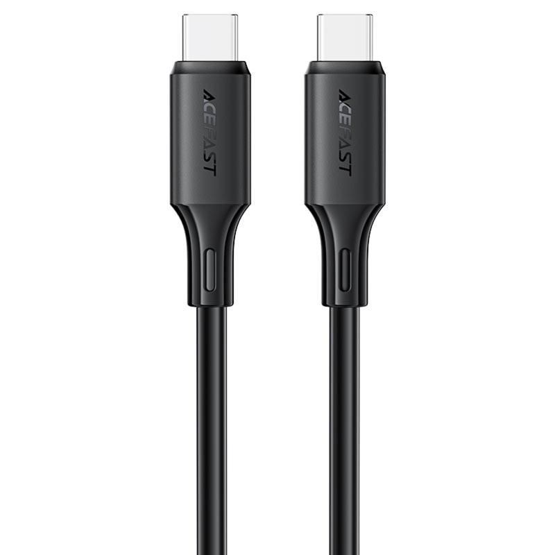 Дата кабель Acefast C17-03 Type-C to Type-C 60W (1.2m) Black