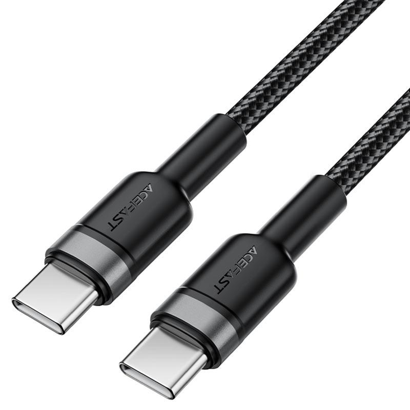 Дата кабель Acefast C22-03 Type-C to Type-C 60W (1.2m) Black - Зображення 3