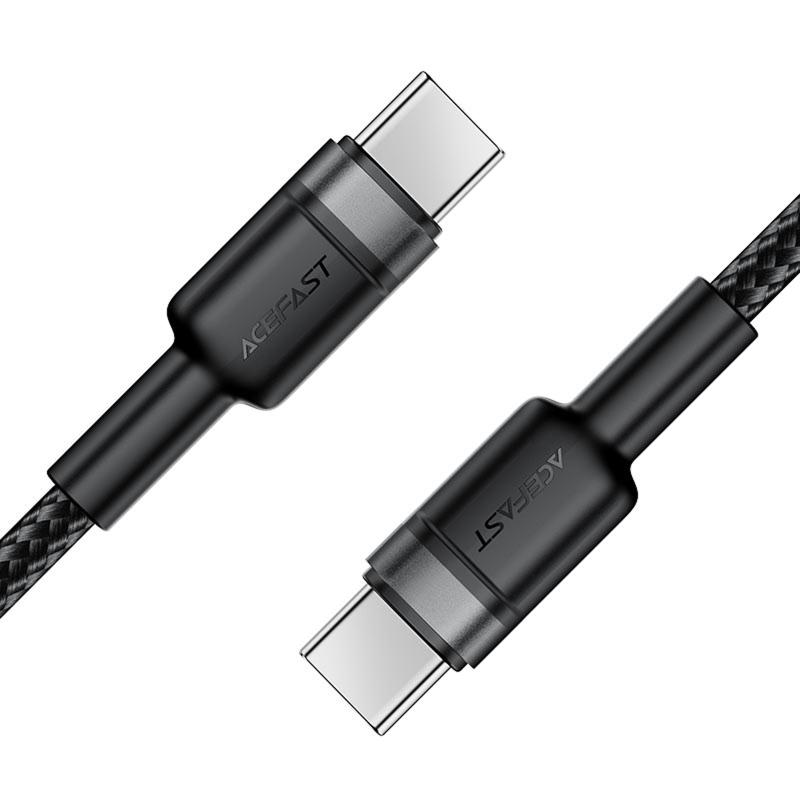 Дата кабель Acefast C22-03 Type-C to Type-C 60W (1.2m) Black - Зображення 4