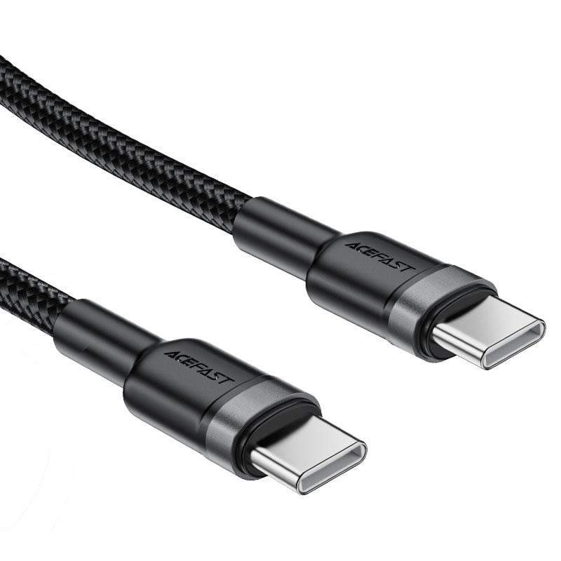Дата кабель Acefast C22-03 Type-C to Type-C 60W (1.2m) Black - Зображення 5