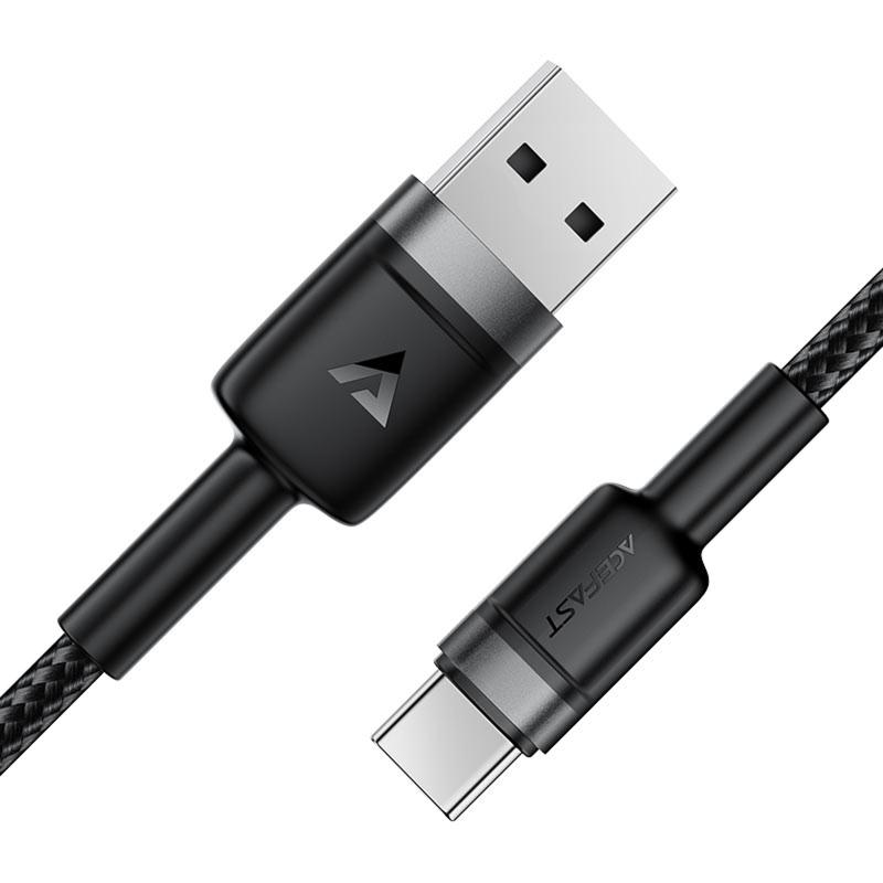 Дата кабель Acefast C22-04 USB to Type-C 60W (1.2m) Black - Зображення 4