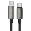 Дата кабель Acefast C23-03 Type-C to Type-C 60W (1.2m) Black