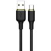 Дата кабель Amaya 89C USB to Type-C 3A (1m) Black