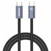 Дата кабель Amaya CC62 Type-C to Type-C 60W (2m) Gray