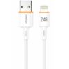 Дата кабель Amaya L66 USB to Lightning 2.4A (1m) White