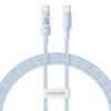 Дата кабель Baseus Gem Fast Charging Type-C to Type-C 100W (2m) (P10373000111-01) Blue