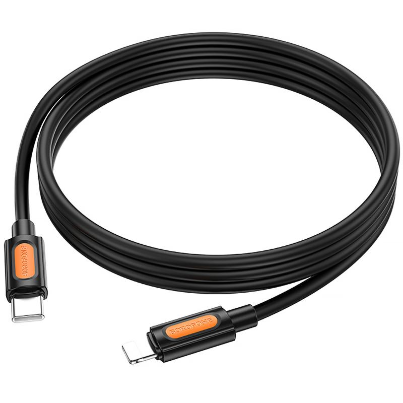Дата кабель Borofone BX114 Structure Type-C to Lightning 27W (1m) Black - Зображення 5