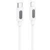 Дата кабель Borofone BX114 Structure Type-C to Lightning 27W (1m) White