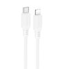 Дата кабель Borofone BX115 Lotto Type-C to Lightning 27W (1m) White