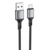 Дата кабель Borofone BX83 Famous USB to MicroUSB 2.4A (1m) Black