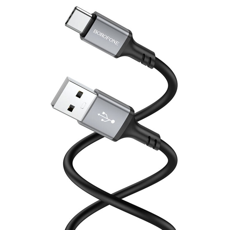 Дата кабель Borofone BX83 Famous USB to Type-C 3A (1m) Black - Зображення 2