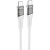 Дата кабель Hoco U111 Discovery Edition Type-C to Type-C 60W (1.2m) Grey