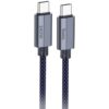 Дата кабель Hoco U134 Primero Type-C to Type-C 240W (1.8m) Dark Blue