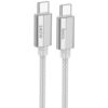 Дата кабель Hoco U134 Primero Type-C to Type-C 240W (1.8m) Gray