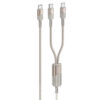 Дата кабель Hoco U139 2in1 Type-C to Type-C/Type-C 100W (1.2m) Gold