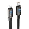 Дата кабель Hoco U143 Joy Type-C to Lightning 27W (1.2m) Black