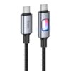 Дата кабель Hoco U144 New Type-C to Type-C 60W (1.2m) Black