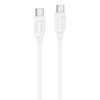 Дата кабель Hoco X115 Surpass Type-C to Type-C 60W (1m) White