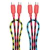 Дата кабель Hoco X116 Meridian Type-C to Lightning 27W (1m) Gradient Red Mix