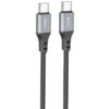 Дата кабель Hoco X86 Spear Type-C to Type-C 60W (1m) Black