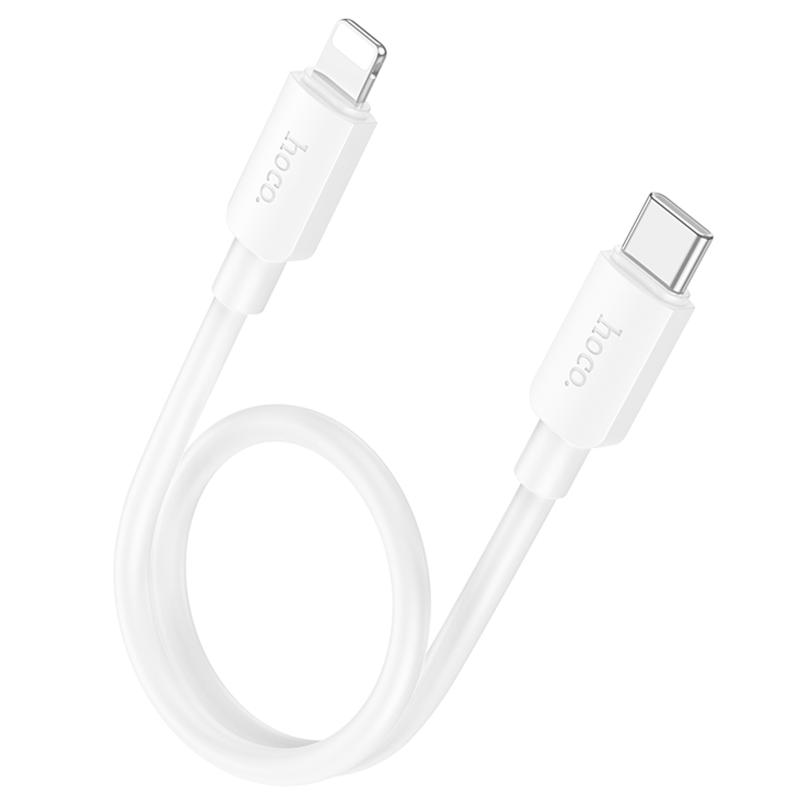 Дата кабель Hoco X96 Hyper Type-C to Lightning 20W (1m) White - Зображення 2