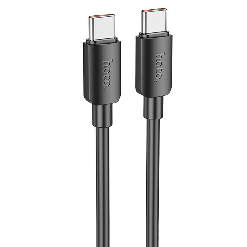 Дата кабель Hoco X96 Hyper Type-C to Type-C 100W (1m) Black