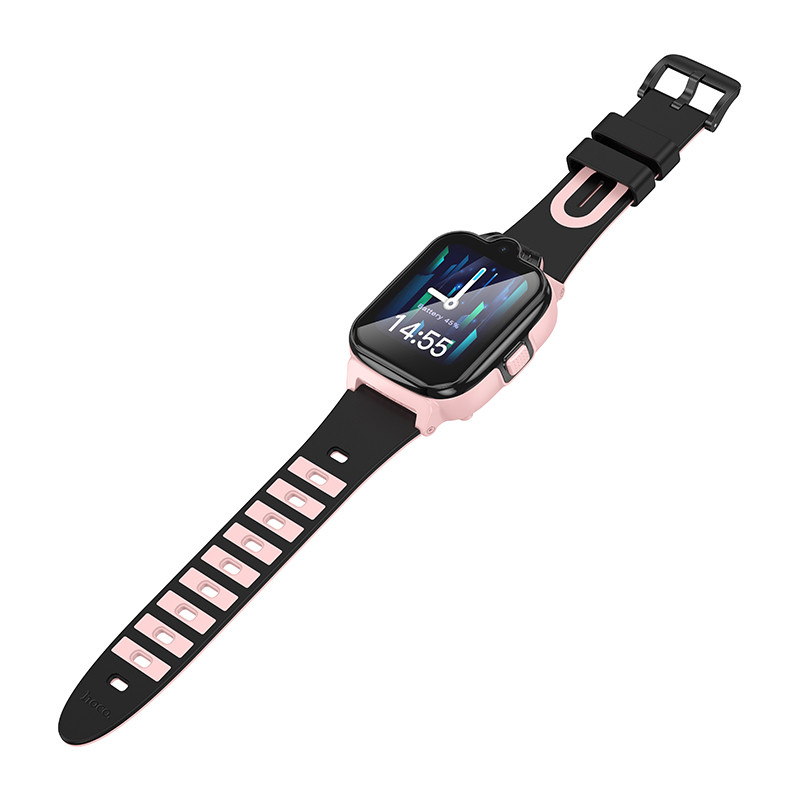 Дитячий cмарт-годинник Hoco Y104 4G with call function Pink - Зображення 2
