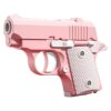 Дитячий іграшковий пістолет-антистрес Pink / White