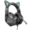 Накладні навушники Borofone BO106 Cute cat (USB+3.5mm/2m) Elf Cat