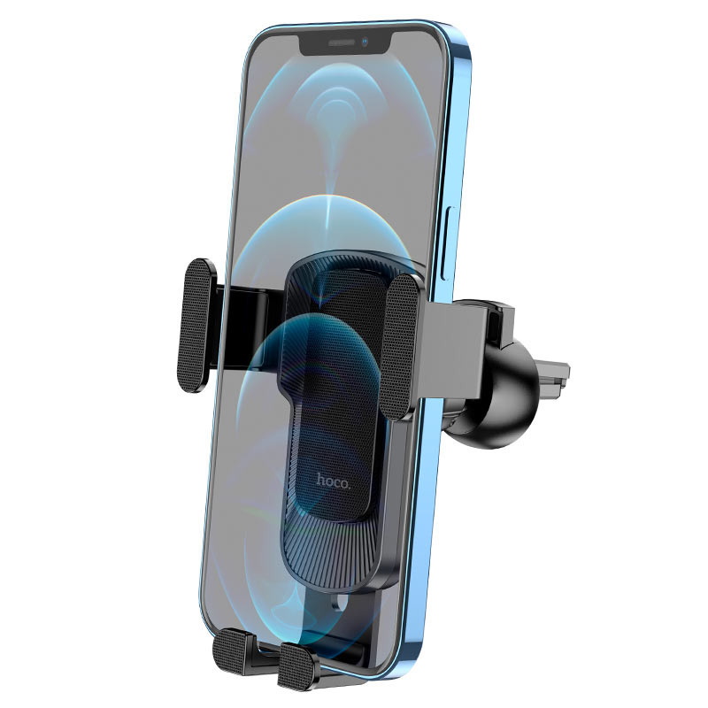 Автотримач Hoco CA103 Gravity (air outlet) Чорний - Зображення 5