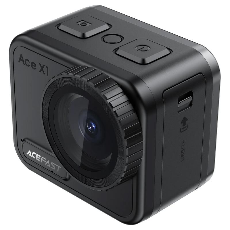 Екшн-камера Acefast X1 4K sports waterproof IPX8 Black - Зображення 2