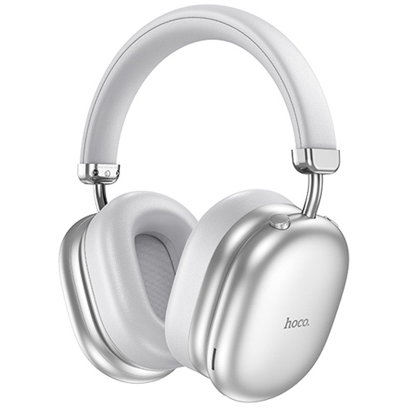 Накладні бездротові навушники Hoco W35 Max Auspicious ANC Silver