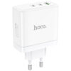 МЗП Hoco N30 Glory PD65W+QC3.0 (1USB-A/2C) White