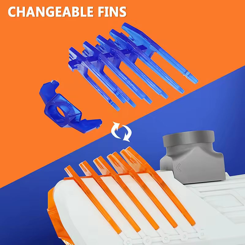 Пістолет на гідрогелевих кульках (орбізах) Gel Energy XS-873 Grey - Зображення 5