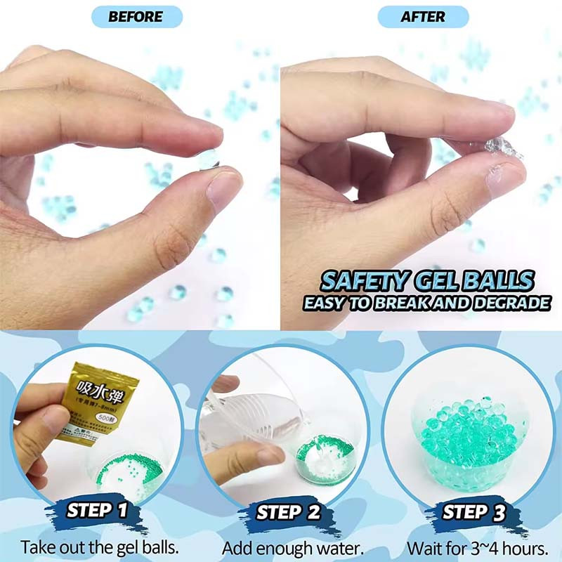 Пістолет на гідрогелевих кульках (орбізах) Gel Energy XS-873 Grey - Зображення 8