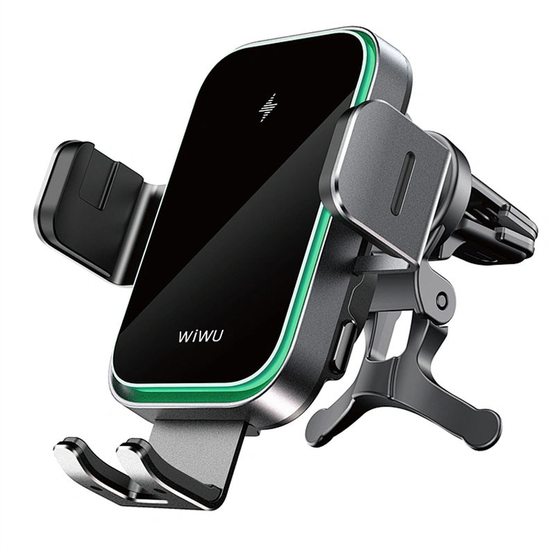 Автотримач з БЗП WIWU CH-313 15W (center console) Black - Зображення 2