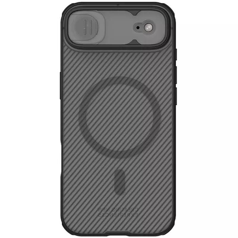 Карбонова накладка Nillkin CamShield Pro Magnetic для Apple iPhone 17 Air (6.5") Transparent black - Зображення 2