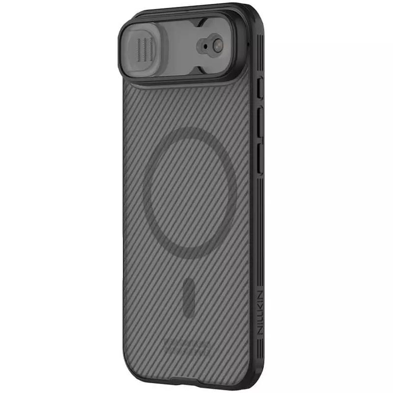 Карбонова накладка Nillkin CamShield Pro Magnetic для Apple iPhone 17 Air (6.5") Transparent black - Зображення 3