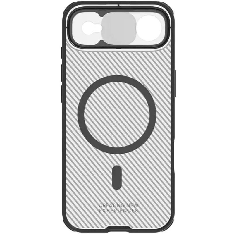 Карбонова накладка Nillkin CamShield Pro Magnetic для Apple iPhone 17 Air (6.5") Transparent black - Зображення 6